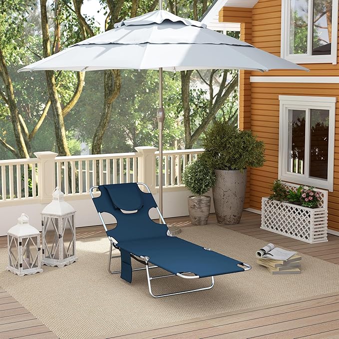 Outsunny Chaise Lounge Chair Outdoor