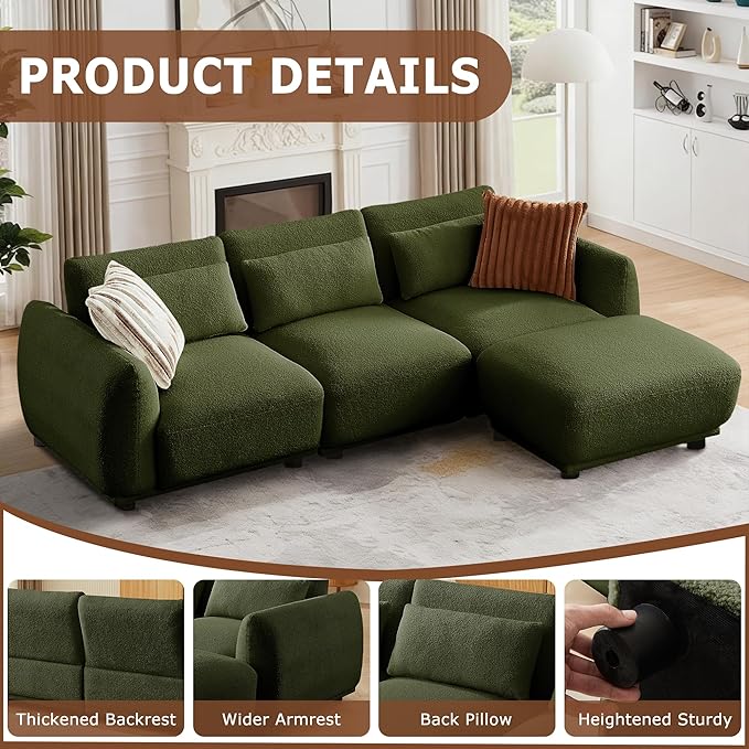 L Shaped Modular Sectional Couch