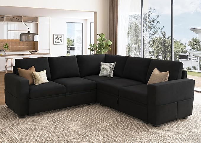 HONBAY Modular Sectional Sleeper Sofa