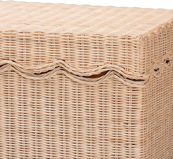 Bali & pari Damita Scallop Natural Rattan Chest