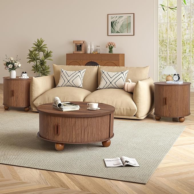 Round Lift Top Coffee Table