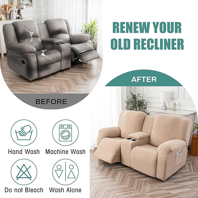 Genina Recliner Loveseat Covers