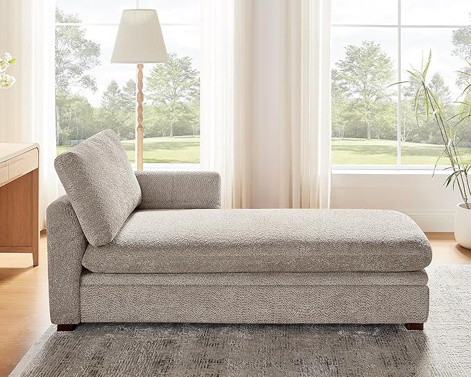 VANOMi Oversized 70.47'' Chaise Lounge Chair Indoor, Modern Upholstered Sofa Bed