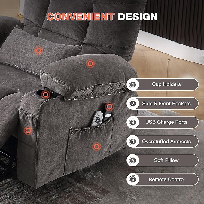 MAHOMICO Power Lift Recliner Chair