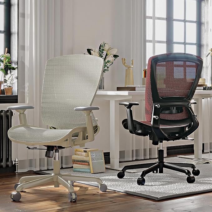 ELABEST Mesh Office Chair, Ergonomic Computer Desk Chair, Sturdy Task Chair-