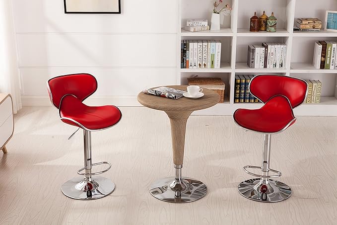 Roundhill Furniture Masaccio Cushioned Leatherette Upholstery Airlift