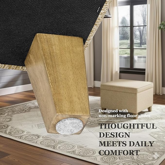 Homepop Home Decor | Medium Square Storage Ottoman