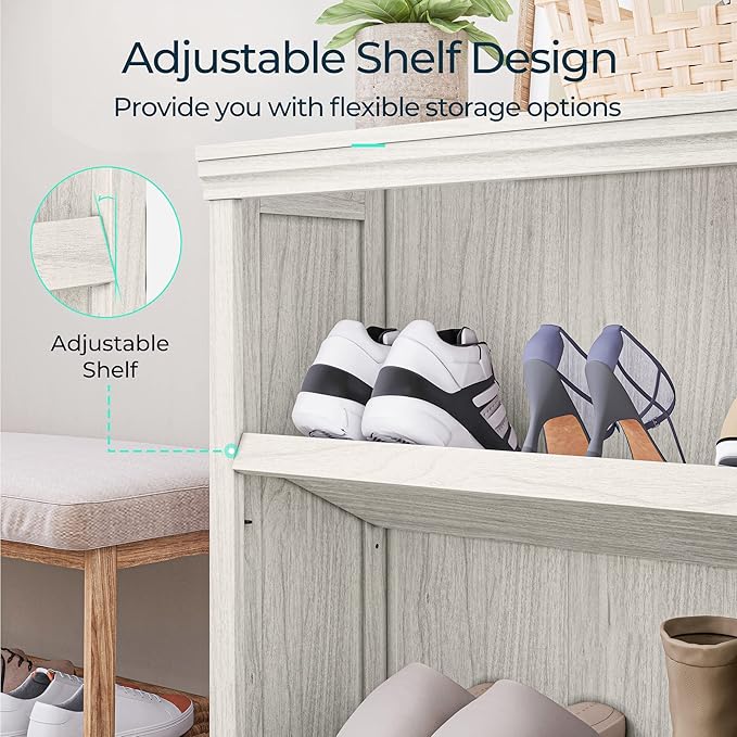LINSY HOME 2-Tier Bookcase and Bookshelf, Small Wood Display Storage Shelves