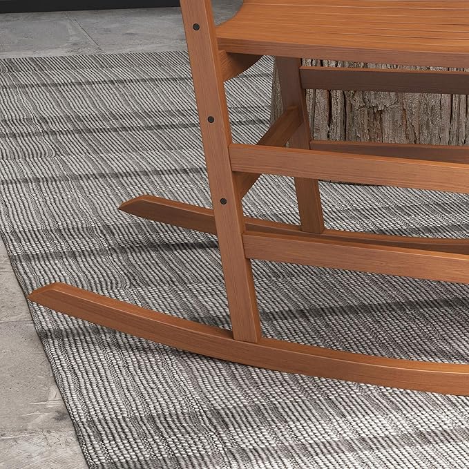 Outsunny Outdoor Rocking Chair Set of 2, Patio Rocking Chair