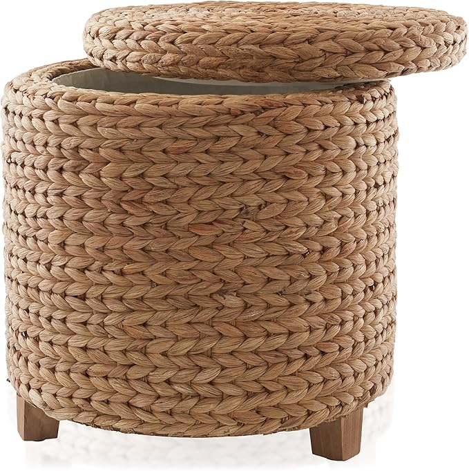 Casafield 17" Round Storage Ottoman