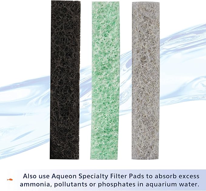 Aqueon QuietFlow 50 LED PRO Aquarium Fish Tank Power Filter For Up To 50 Gallon Aquariums
