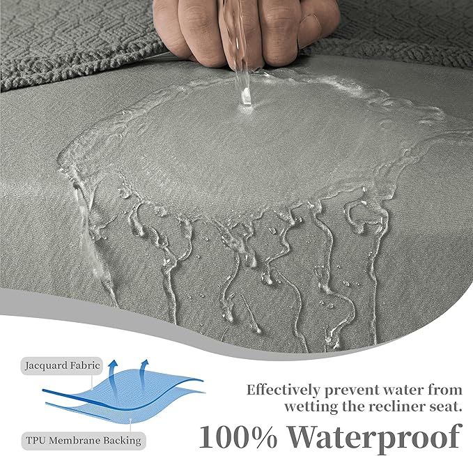 100% Waterproof Sectional Recliner Couch Covers