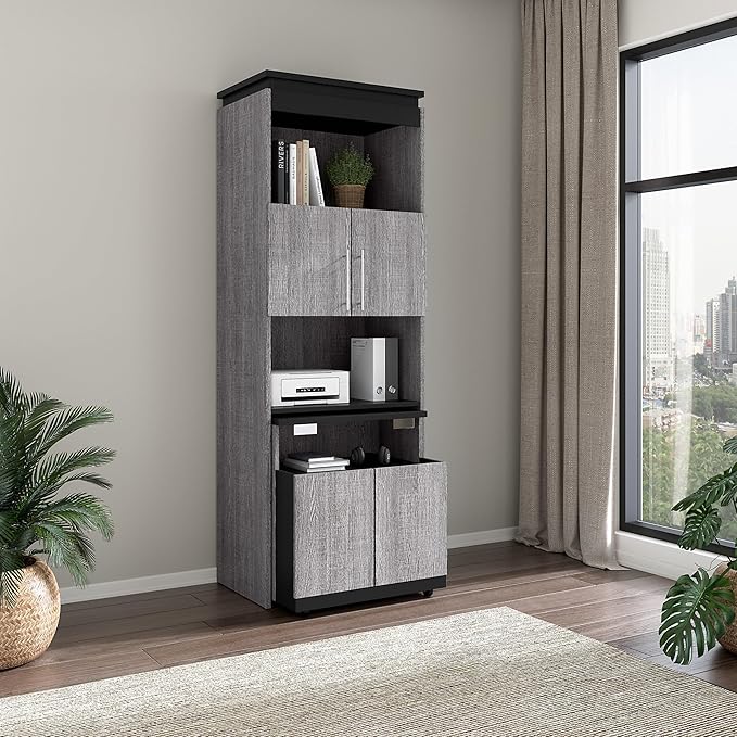 Bestar Orion Tall Storage Cabinet