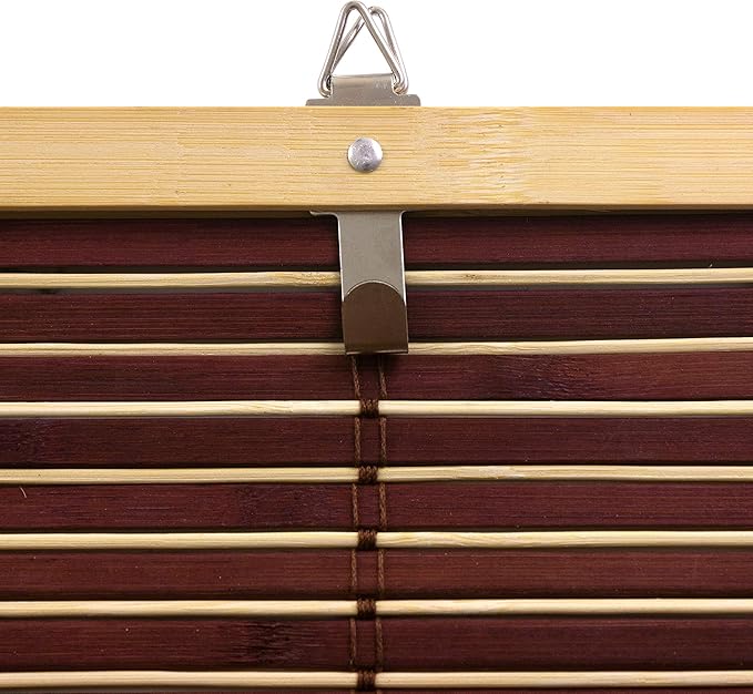 Red Lantern Bamboo Cordless Window Shade