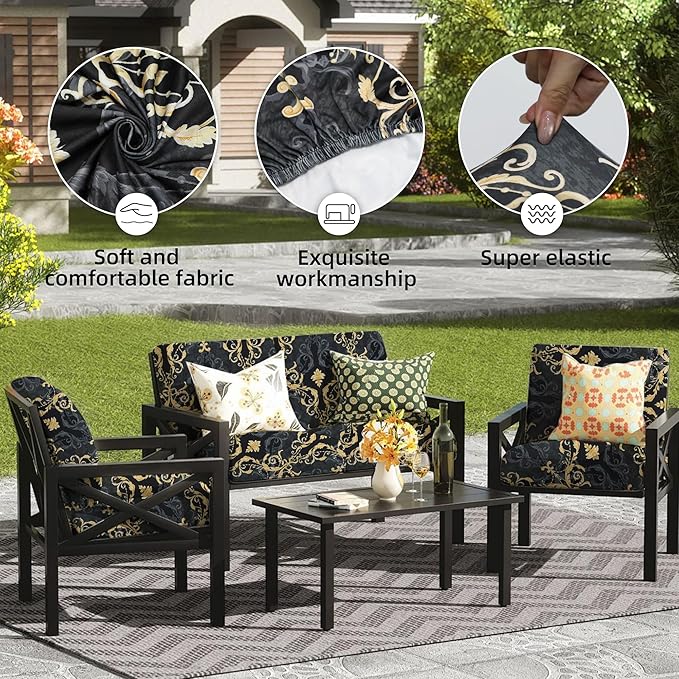 Outdoor Cushion Covers Set, Replacement