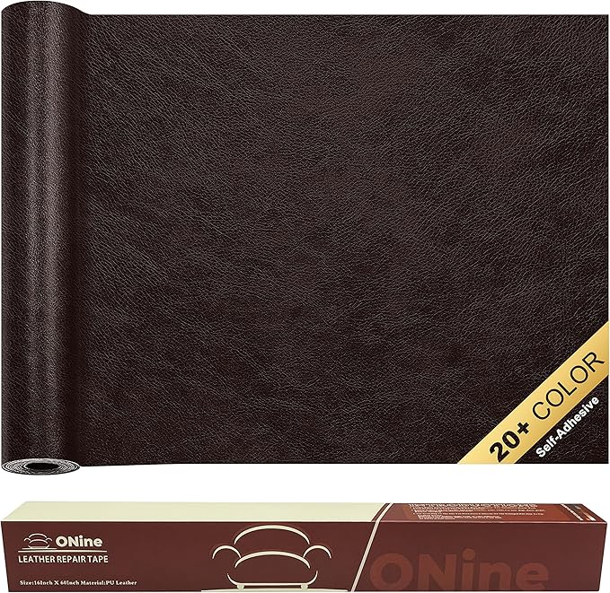 ONine Leather Repair Patch, Self-Adhesive Couch Patch
