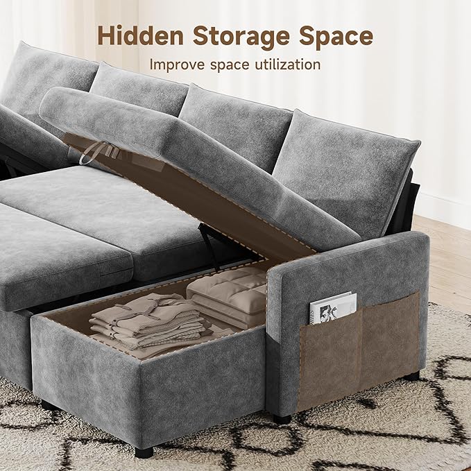 Sofa Bed, Apartment and Hotel, Dark Gray