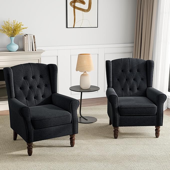 Mid-Century Modern Wingback Chair