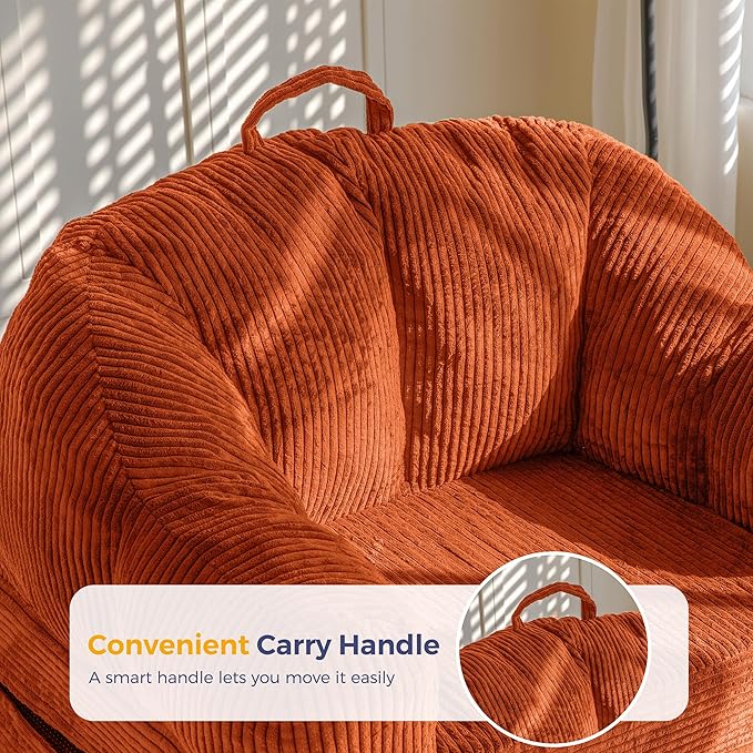 MAXYOYO Folding Sofa Bed with Backrest, Boneless Fold Out Couch Bed with Handle