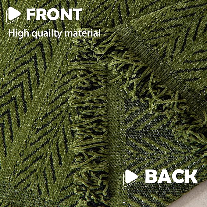 Boho Chenille Couch Cover for Dogs, Non Slip Sofa Cover, Couch Slipcover Covers