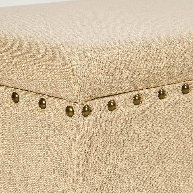 HomePop Large Rectangle Storage Bench