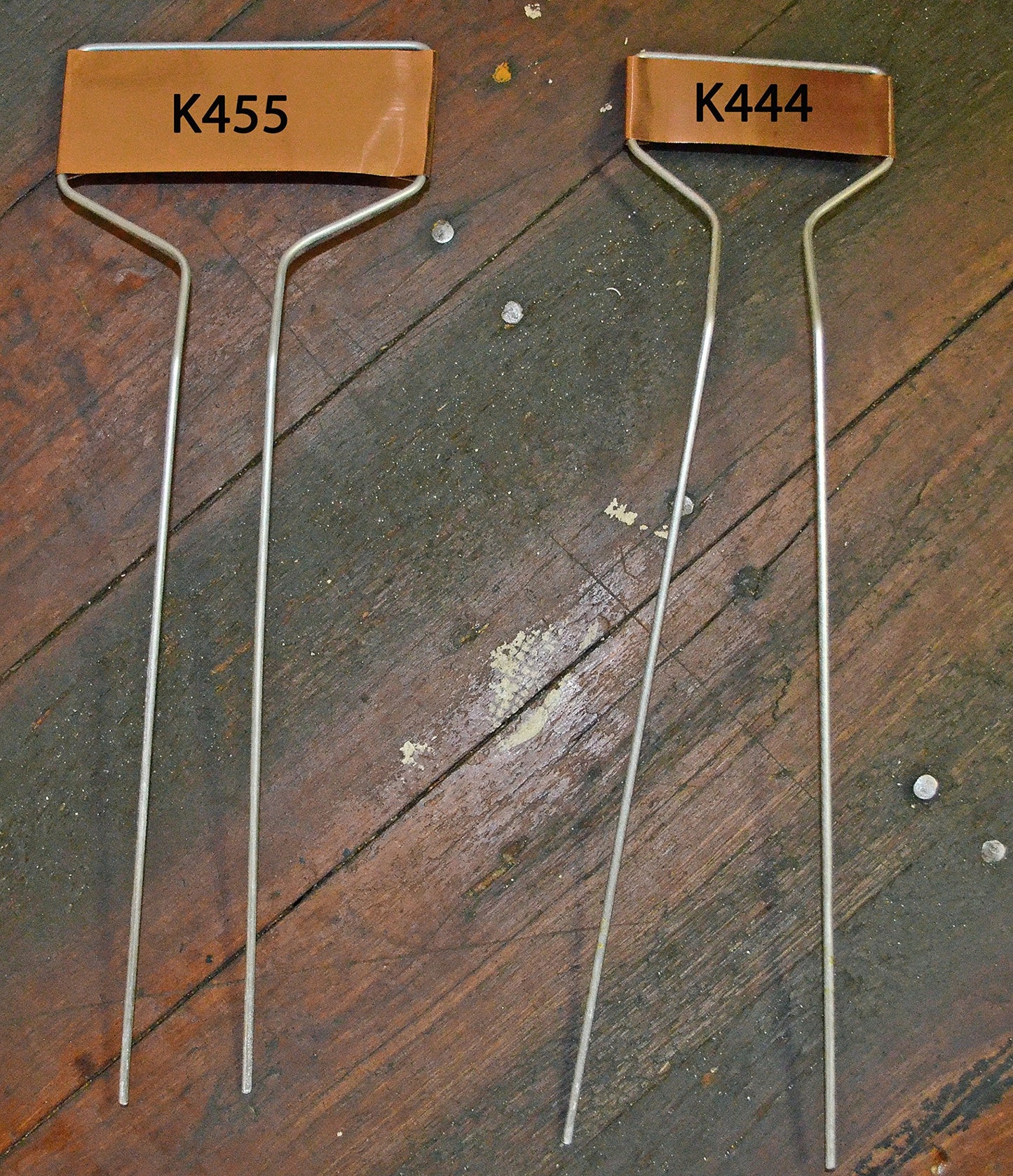 Bosmere Small-Faced Copper Plate Metal Plant Marker, 10" High (Pack of 20)