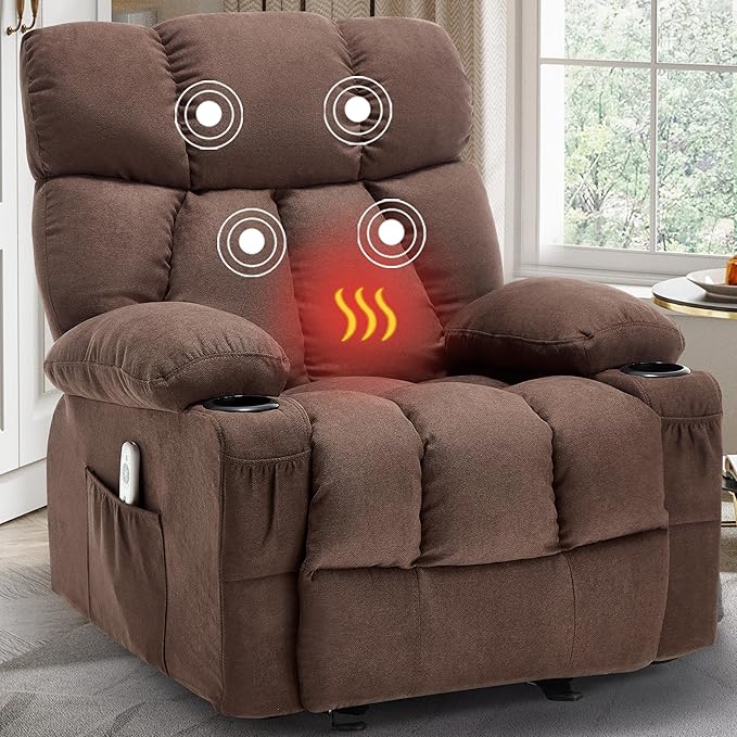 Massage Rocking Recliner Chair, Ergonomic Recliners Sofa