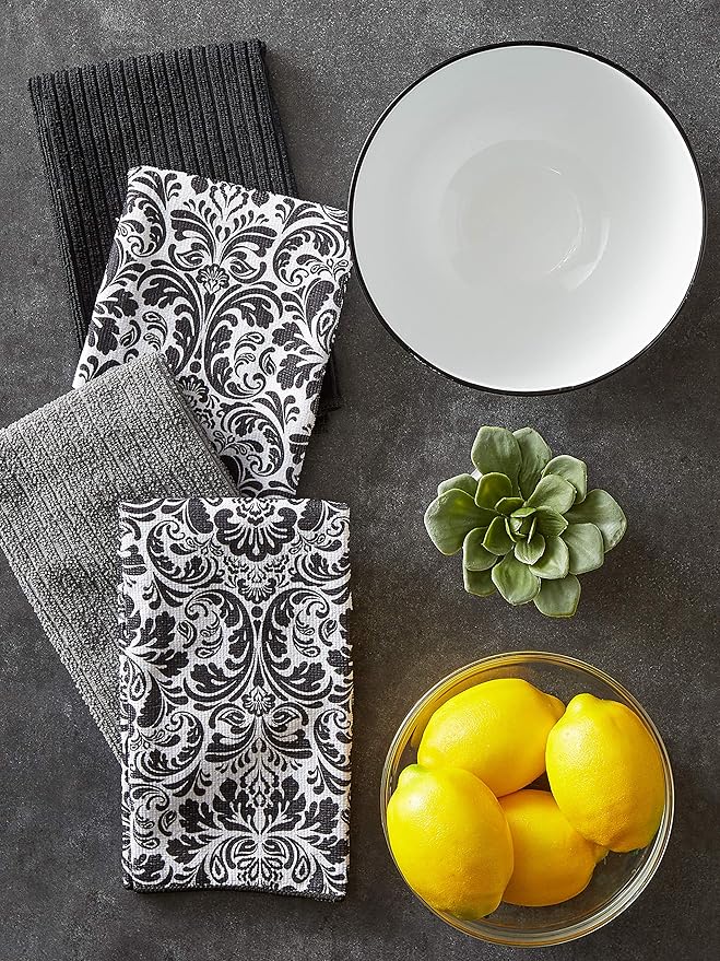 DII Cleaning Collection Multi-Purpose Microfiber, Dishtowel Set