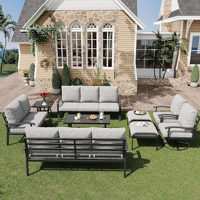 HOMREST 9 PCS Outdoor Patio Furniture Set