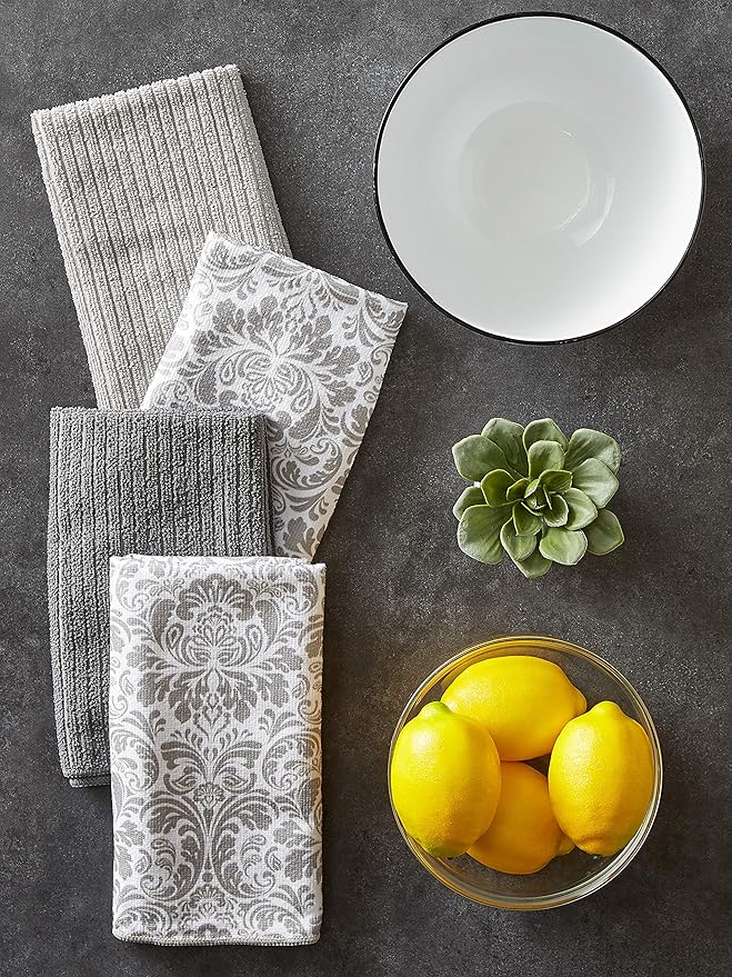 DII Cleaning Collection Multi-Purpose Microfiber, Dishtowel Set