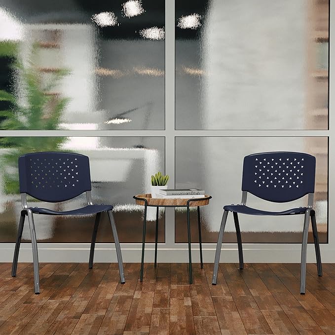 Flash Furniture Hercules Series Plastic Contoured Lobby Chairs