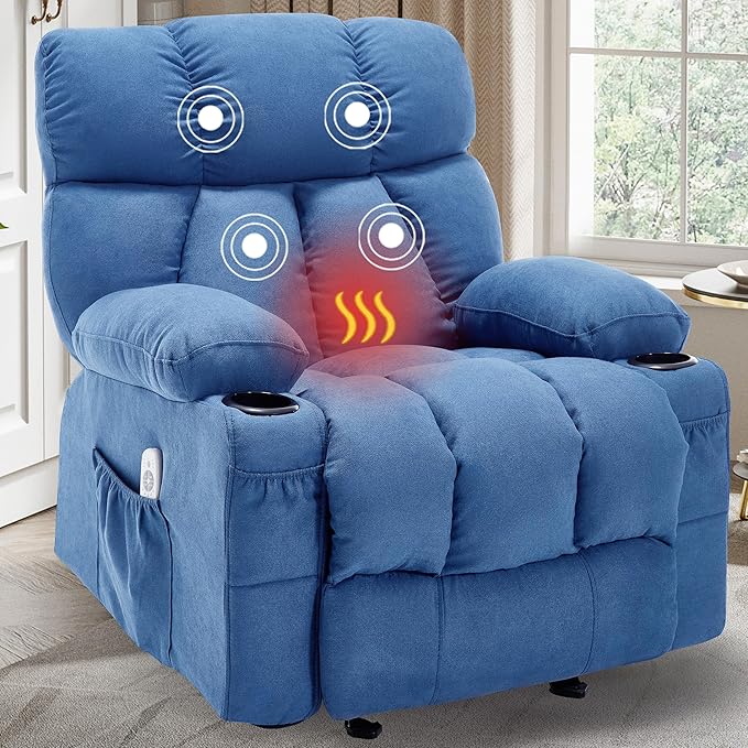 Massage Rocking Recliner Chair, Ergonomic Recliners Sofa