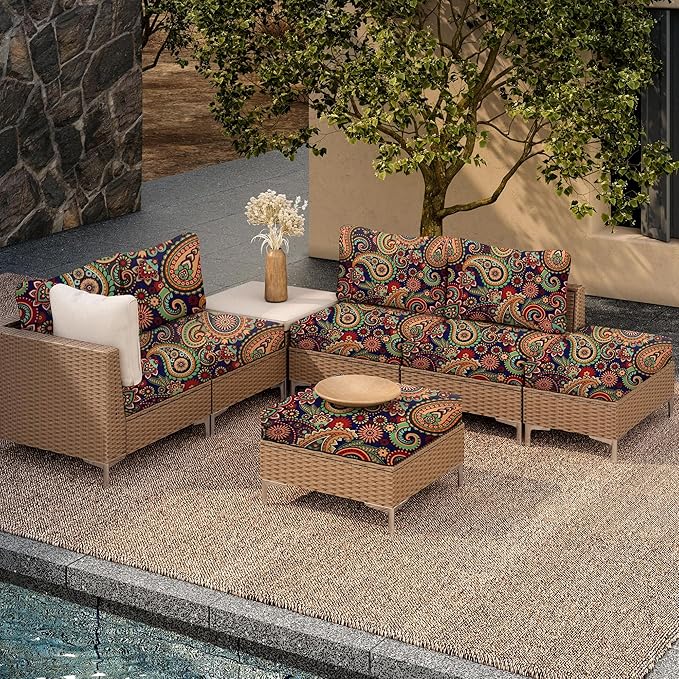 Outdoor Cushion Covers Set, Replacement