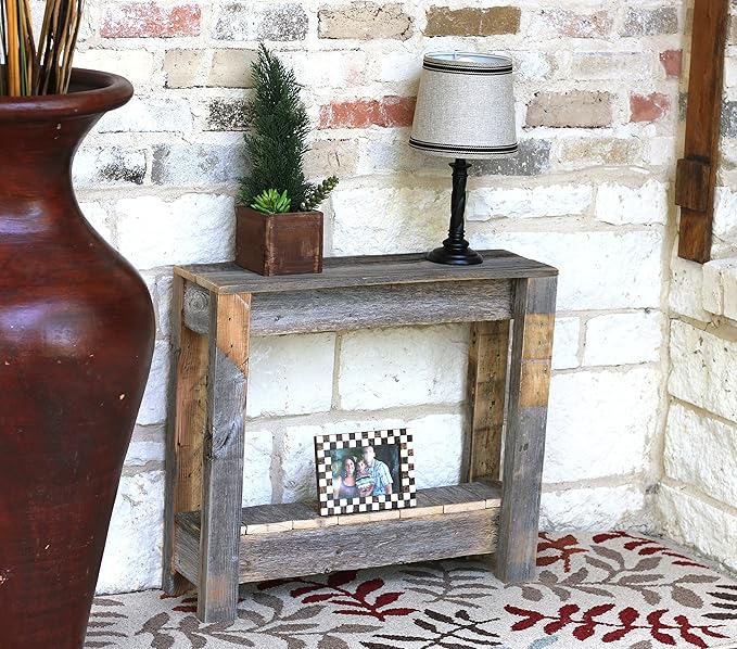 Doug and Cristy Designs Rustic Natural Side Table