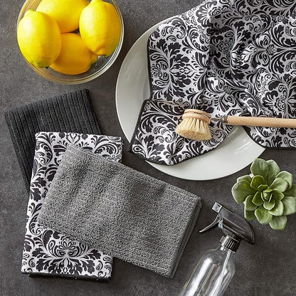 DII Cleaning Collection Multi-Purpose Microfiber, Dishtowel Set
