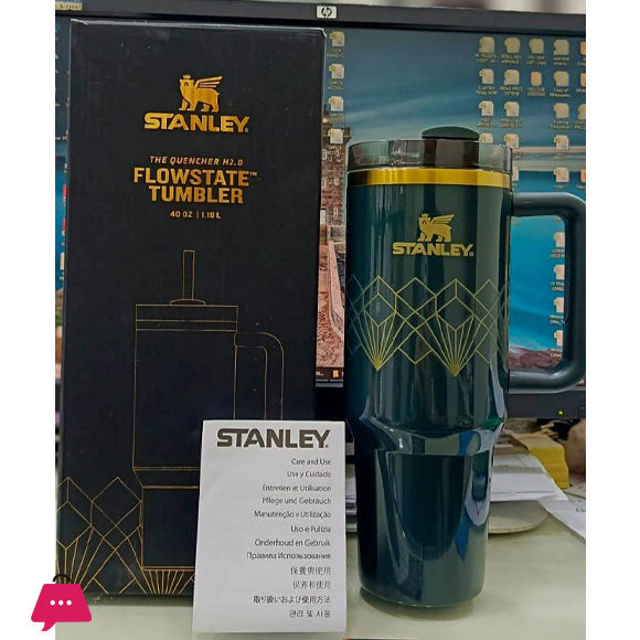Forest Green Stanley – Nature-Inspired Strength & Style